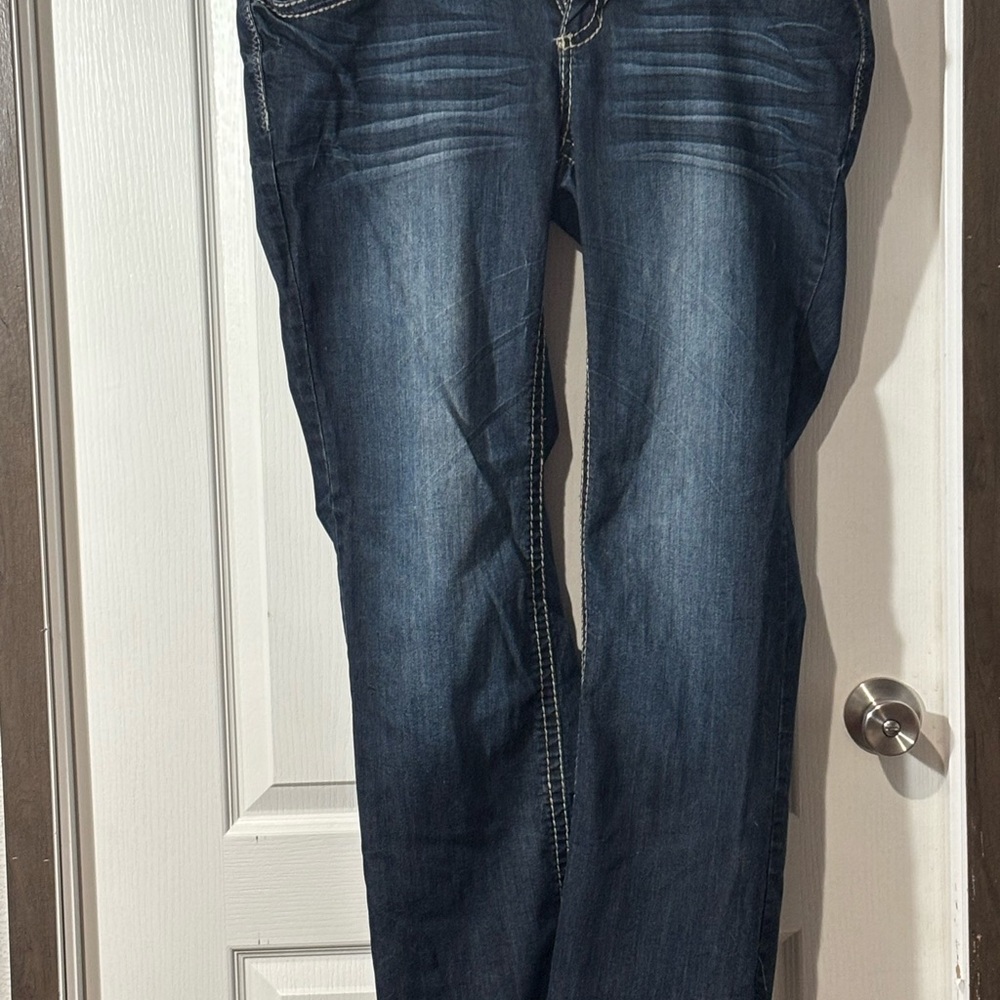 Amethyst Jeans Dark Blue Boyfriend Jeans